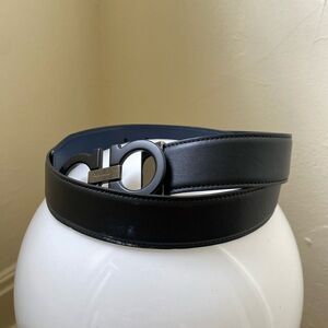 Salvatore Ferragamo Black Belt Bag Sleek Design